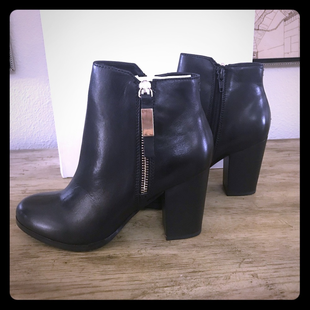 Women’s black bootie. NWT and box.